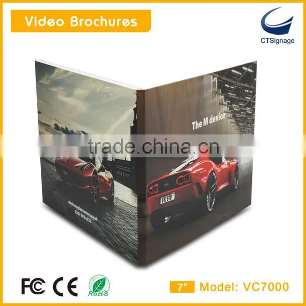 7 Inch Tft Lcd Screen Sexy Video Books Booklets Brochures Business Cards Displays Vc7000 photo-4