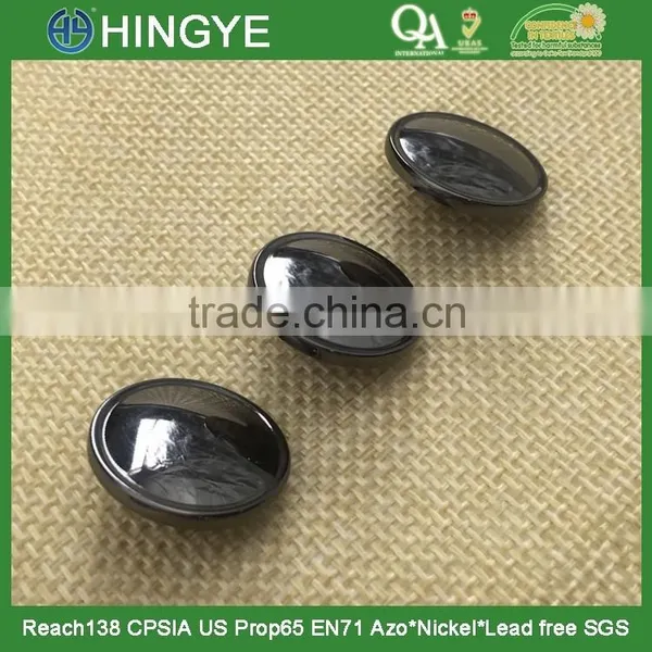 New Arrival 19mm Gunmetal Nickel Free Shank Buttons for Clothes photo-2