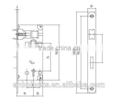 Toilet Partition Door Lock photo-2