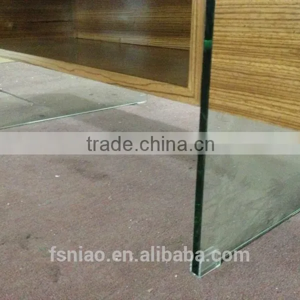 2014 Hot Sale Glass Legs Wood Coffee Table 1411A photo-3