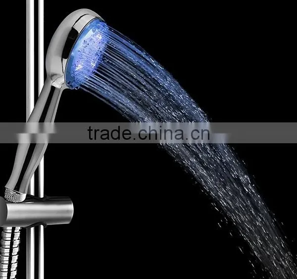 Three Water Jets Hydro Power Led Shower Head Without Batttery(temperature Control Type) photo-2