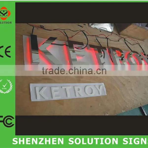 Stainless Steel 3d Back Lighting Letter photo-3