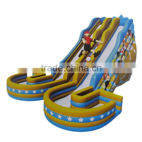 Giant Commercial Inflatable Double Lane Slip Slide photo-2