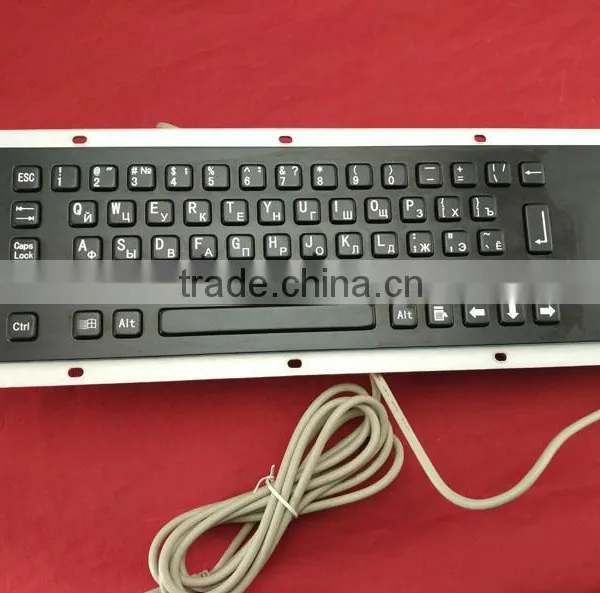 Russian IP65 Stainless Steel Waterproof Usb Metal Keyboard photo-2