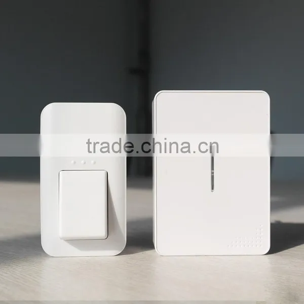 Manufacturer Supply Wireless Doorbell With 2 Receiver and no Battery Waterproof Doorbells Plug in Qingdao of E2