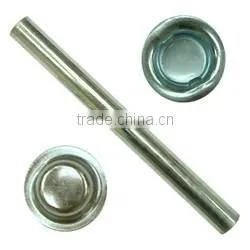 Zinc Plated Roller Shaft, Shaft Diameter 1/2", Shaft Length 12 3/4"