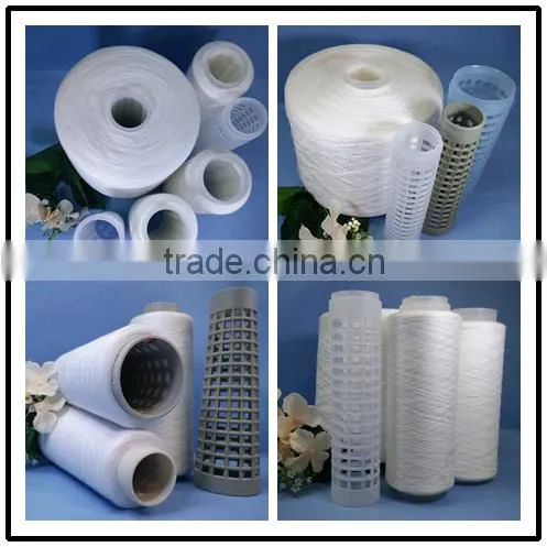 Manufacture Of Dyed Colorful Sewing Yarn 100% Polyester Ring Spun Twist Bright Yarn photo-2