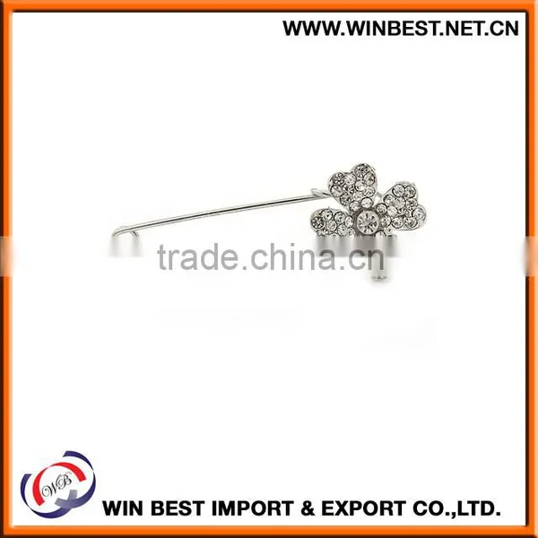 Hot Selling 2015 Costume Jewellery Trendy Brooches, Metal Safety Pin photo-3