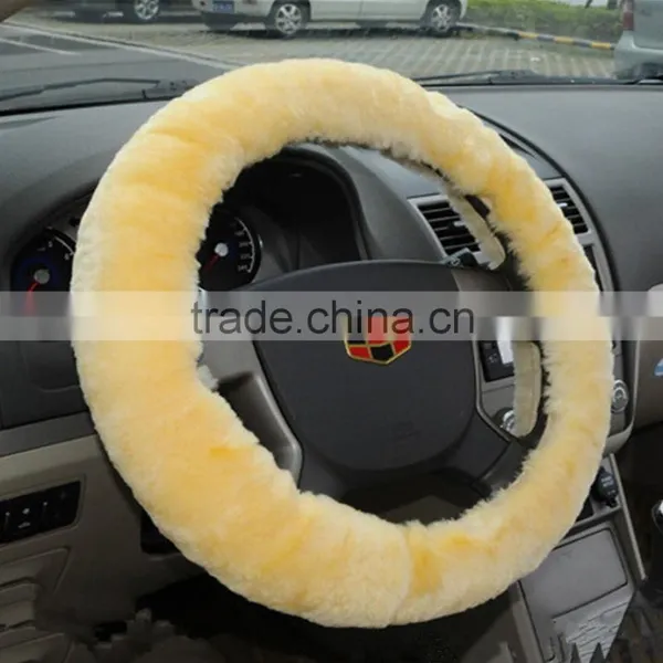 Auto supplies car accessories Winter wool cloth with soft nap automobile Steering wheel