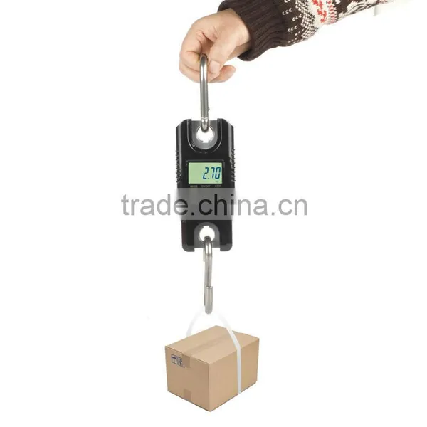 300kg / 0.1 Digital Hanging Scale Luggage Fishing Balance Pocket Crane Weight photo-5