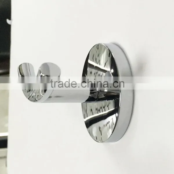 Modern Chrome Polish Wall Mounted Bathroom Double Robe Hook Bathroom Towel Clothes Coat Hat Hardware Accessories Door Hanger photo-4