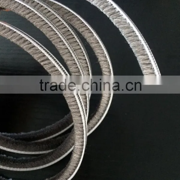 Wool Pile Weather Strip,Non-Silicon Wool Pile 5*6 photo-2