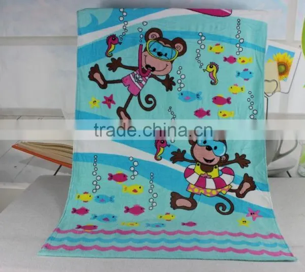 China Factory 100% Cotton Promotional Custom Print Bargain Beach Towels photo-5