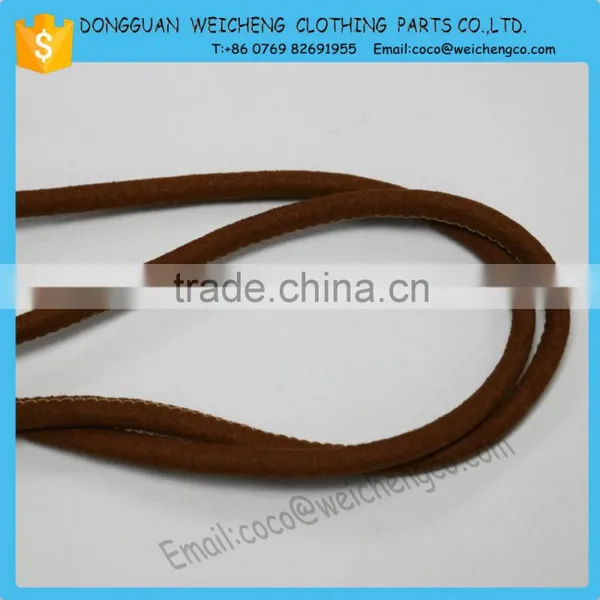 Wholesale High Quality 2.5mm*1.5mm Brown Flat Leather Cord, Jewelry Cord, Leather String photo-2