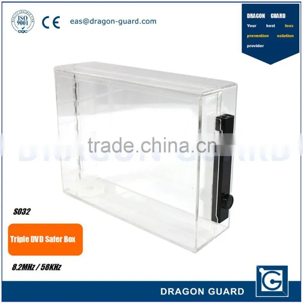 Dragon Guard DVD Keeper, Security Anti-theft EAS Triple DVD Safer photo-4