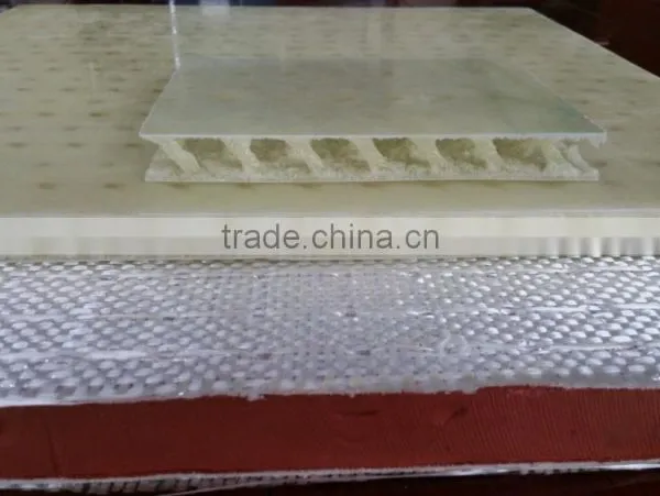 3d Fiberglass Honeycomb Panel/GRP Honeycomb Panel/frp Honeycomb Panel photo-3