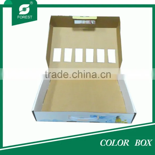 COLORFUL PACKAGING BOX FOR 6 BEER BOTTLES CARRIER photo-3