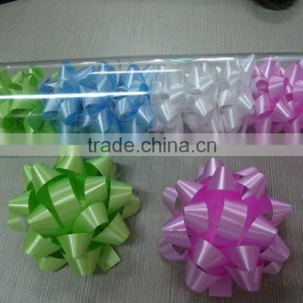 PVC Glitter Ribbon /plastic Ribbon Star Bow,decorative Bow,wrap Gift Packing Bow photo-6