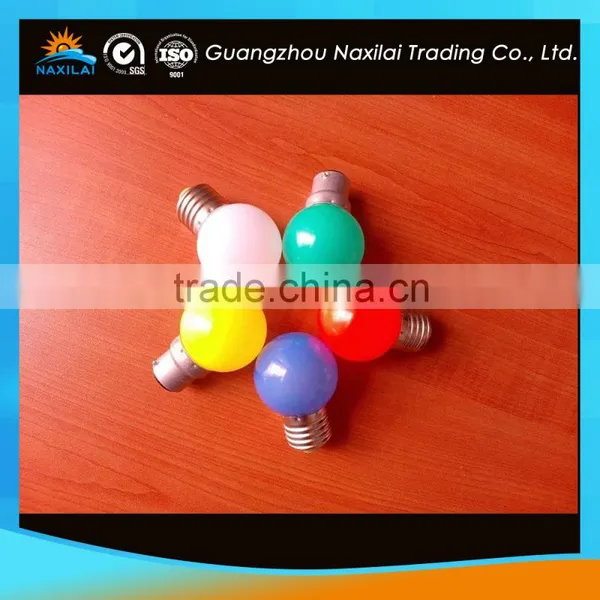 custom color E27 base pc led lamp bulb