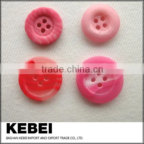 Classic Resin Pattern Buttons Four Holes Buttons With High Quality photo-2