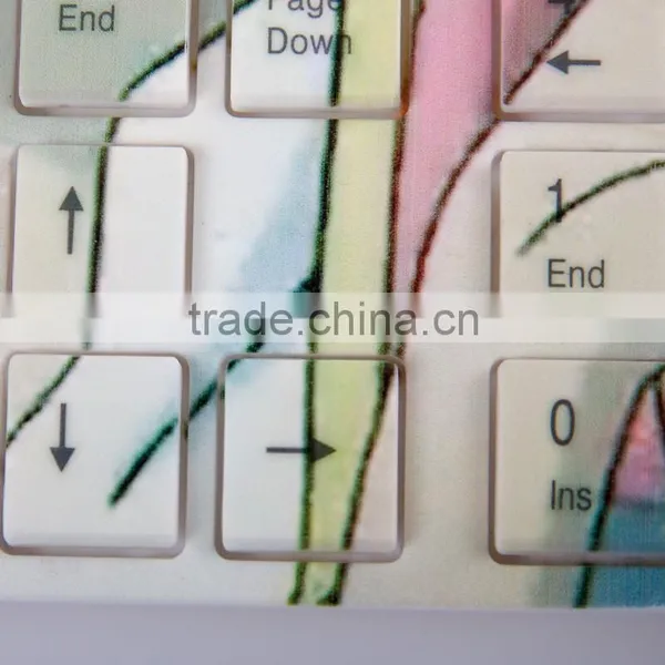 New Model Special Heat Transfer Printed Digital Printing Usb Keyboard photo-5