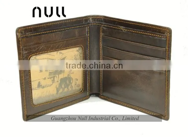 Men Use Card Holder Bifold Crocodile Skin Wallet Purse photo-3
