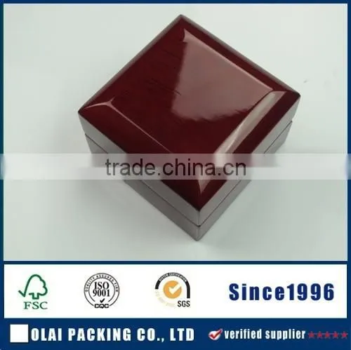 Selected pu Lid Wood Ring Box photo-2
