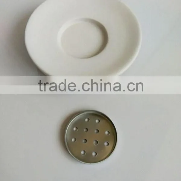 Modern Ceramic Bathroom Accessories Set Holder 3 Pcs : Tumbler, Soap Dish, Dispenser photo-4