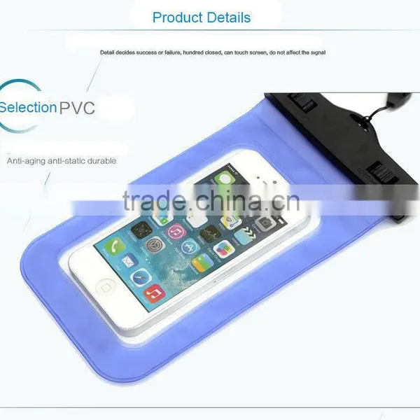 PVC Swimming Cell Phone Waterproof Bag for Iphone 6 photo-5
