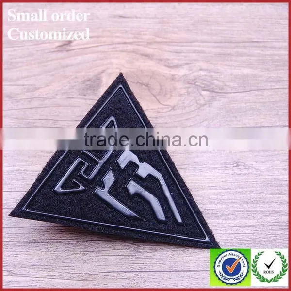 Custom Sew on Machine Woven Embroidery Star Designs Badges photo-3