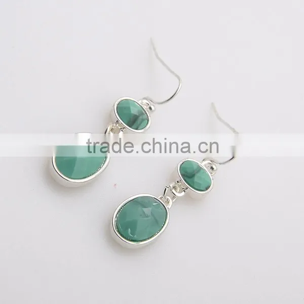 Hot Sale Cheapest Bulk Green Resin Ruby Series Statement Jewelry Set Supplier's Choice photo-4