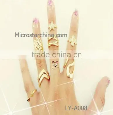 Hot Selling in Stock Alloy Cheap Bohemian Rings photo-6