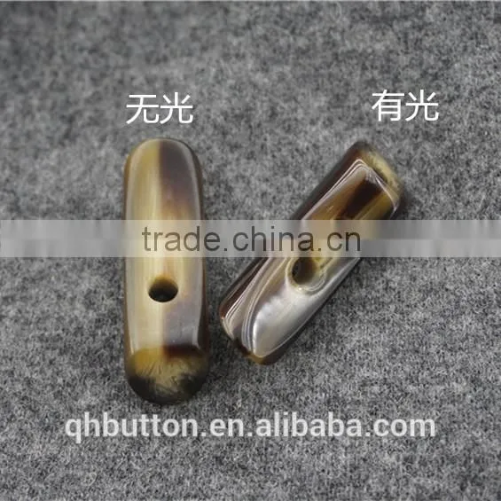 FASHION SPECIAL SHAPE RESIN TOGGLE BUTTON FOR COAT photo-3