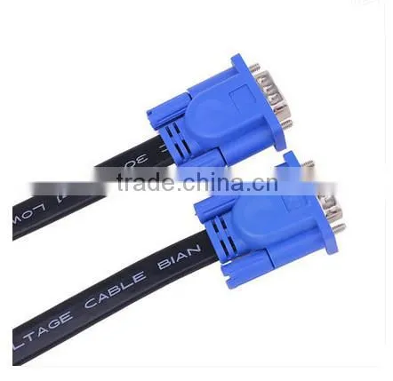 High Quality Vga Cable Flat VGA Cable 3+6 for Computer & Game Console 3m photo-2