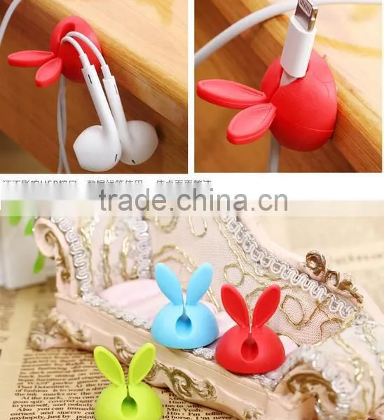 Lovely Silicone Cable Wire Organizer/Bobbin Winder/cable Holder photo-2