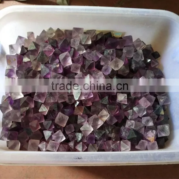Purple Fluorite Crystal Polyhedron Tumble photo-4