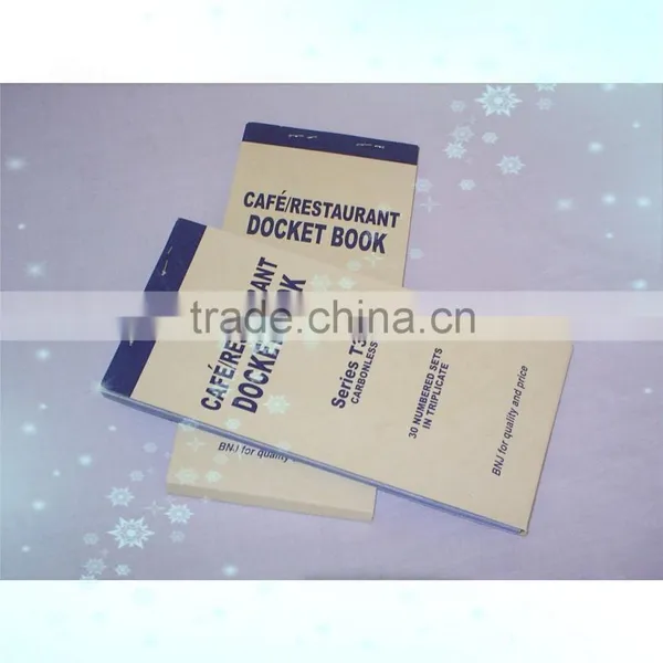 Carbonless order book