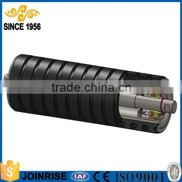 Rubber Coated Buffer Conveyor Roller for Stone Quarry photo-3