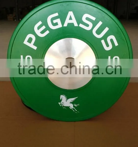 Crossfit 10kg Green Competition Bumper Plates photo-2