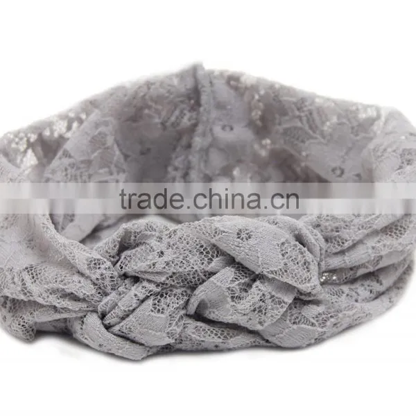 New Design Lace Braid Women's Graphic Braided Headband, Band Embroidery Lace Trim Hat Cap photo-2