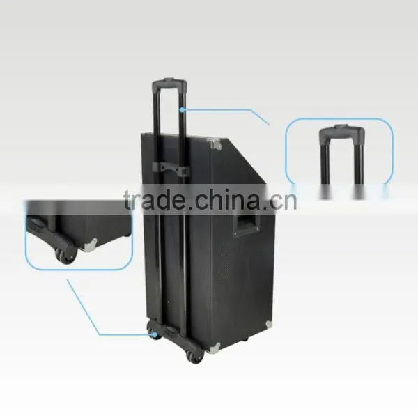 Hoxen Patent Solar Energy Trolley Speaker With Bluetooth ,wireless MIC, USB,SD,FM Radio,L-72 photo-4