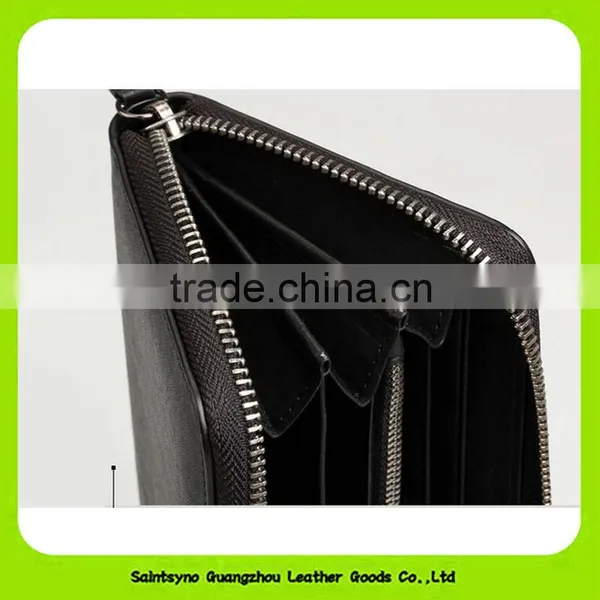 16908 Wholesale Zipper Classic Mens Rfid Wallet Genuine Leather photo-6