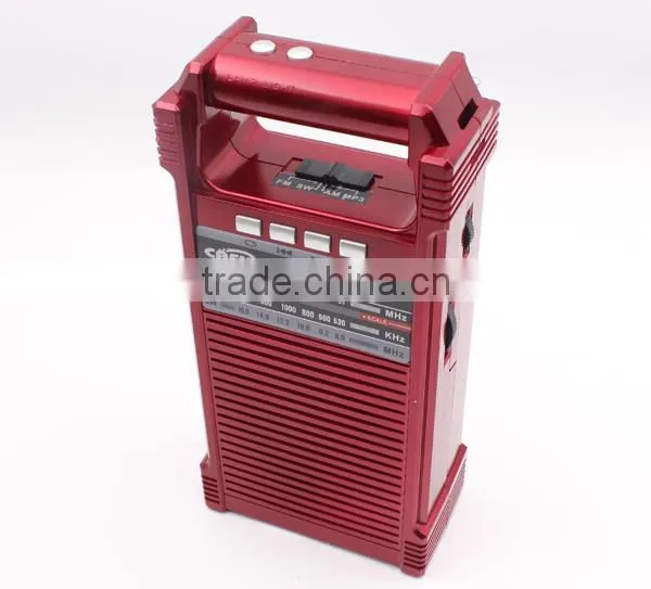 Factory Sale Mini Portable fm Radio With Flashlight photo-5