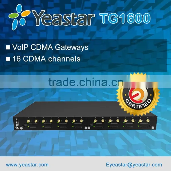 Yeastar 16 Ports SIM Card CDMA Gateway VOIP Gateway