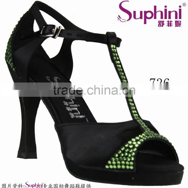 Suphini Red PU Womens Designer Dance Shoes photo-2