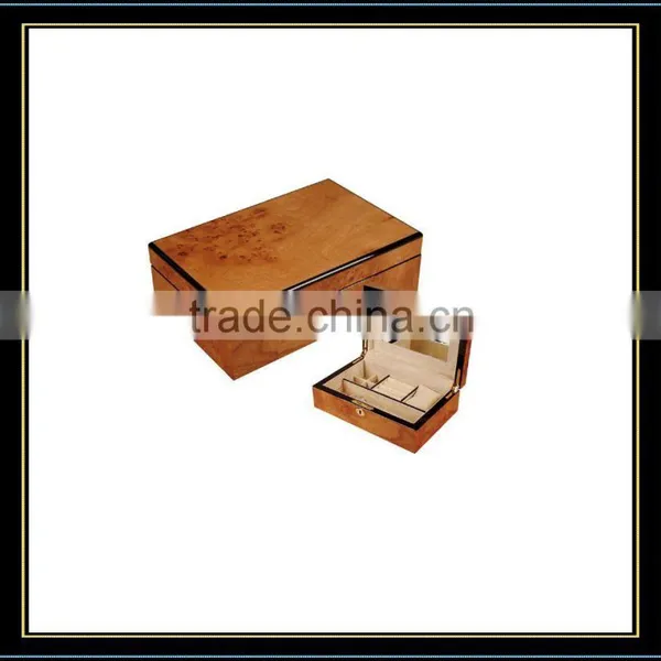 Exquisite Wooden Jewelry Box in High Glossy Finish photo-6