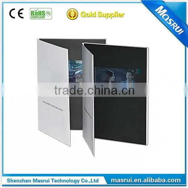 2015 High Quality Customized Printing 2.4"- 10.1" LCD Invitation Wedding Card Video Business Card Video in Print photo-2