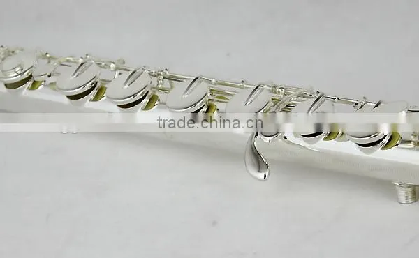 Bass Flute Silver Plated C Key Offset G Key photo-4