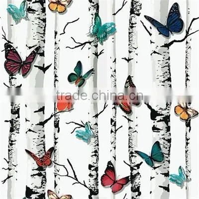 2016 Beautiful Butterfly Design Walllpaper for House Decor Usage photo-2