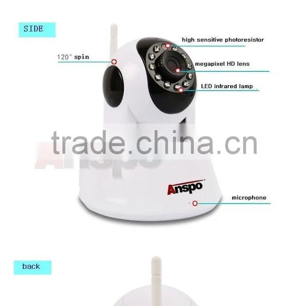 Factory Wholesale Plug and Play 720P Wifi Camera P2P Wireless Camera With Memory Card photo-2